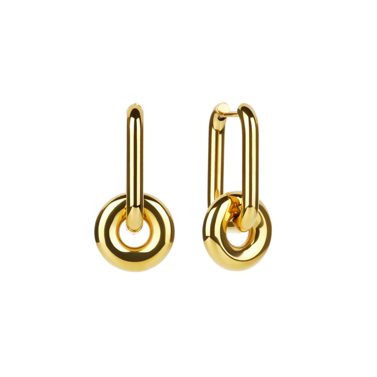Donut Earring (Gold)