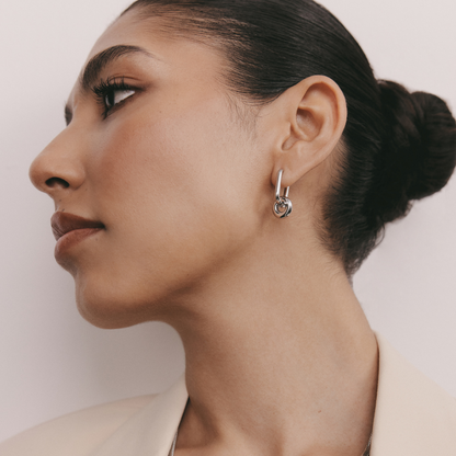 Donut Earring (Silver)