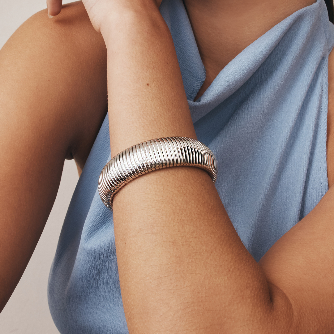Ribbed Bangle Bundle