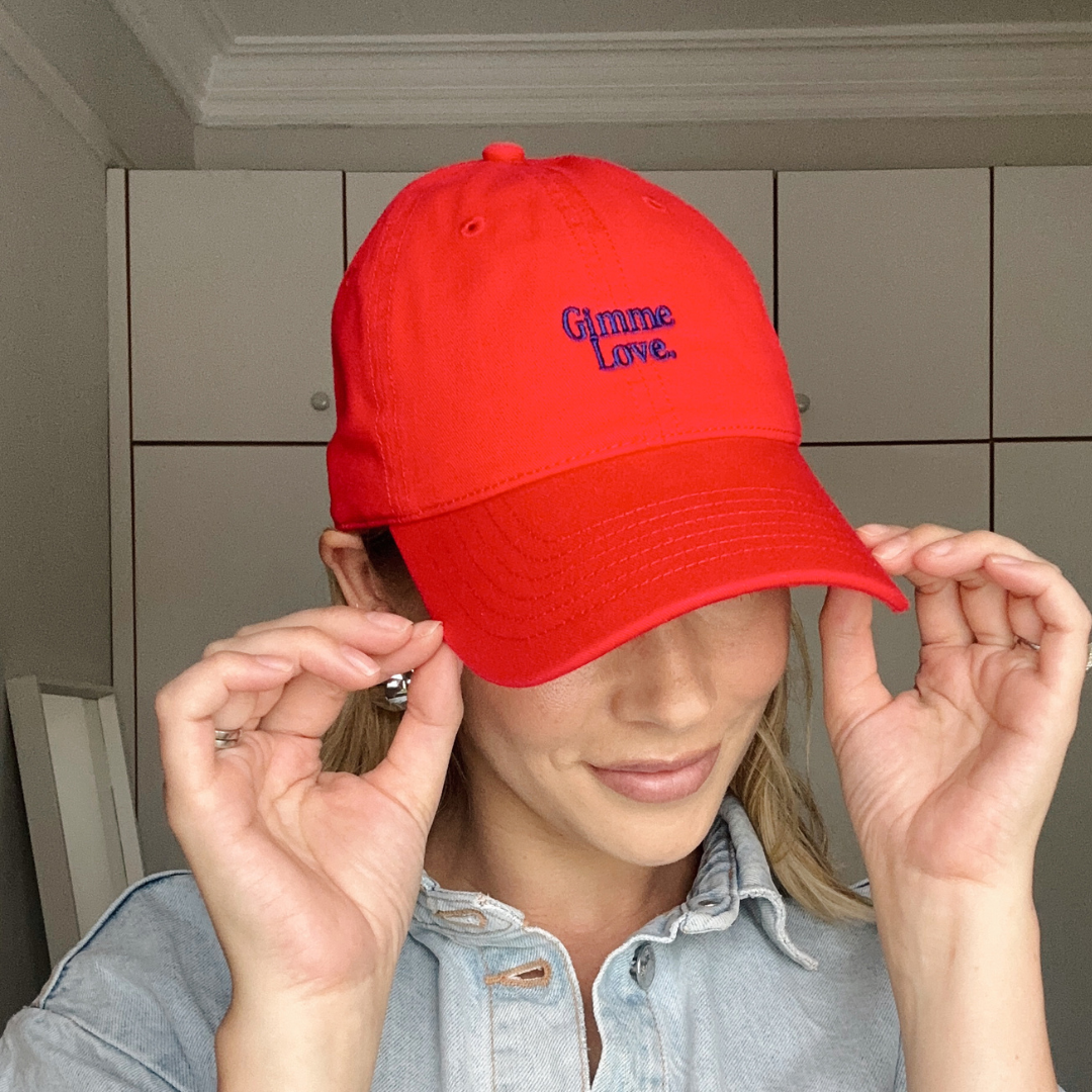 Gimme Love Hat (Red/Blue)