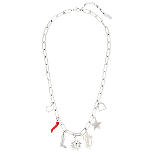 Western Charm Necklace by Lottie Rae (Silver)