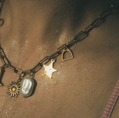 Western Charm Necklace by Lottie Rae (Silver)