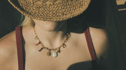 Western Charm Necklace by Lottie Rae (Silver)